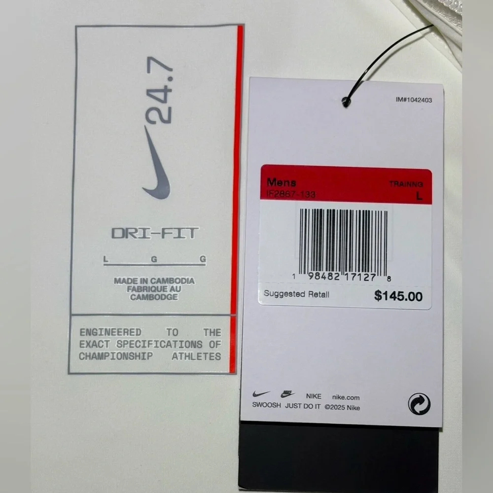 Nike 24.7 PerfectStretch Men's Dri-FIT UV Jacket IF2867-133 size L Large NWT